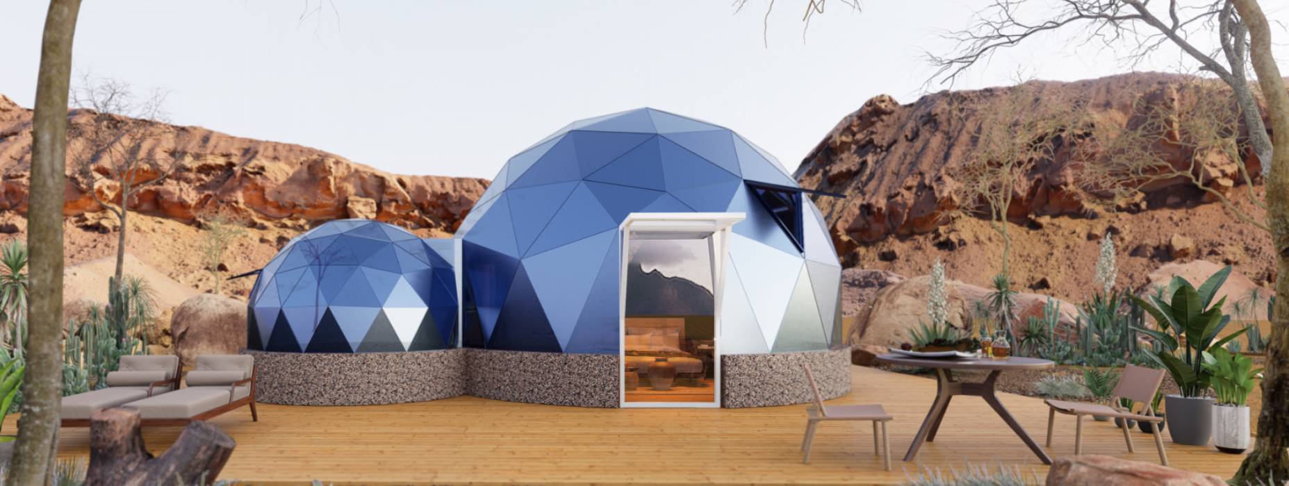 南漳县球形智能光伏玻璃星空房